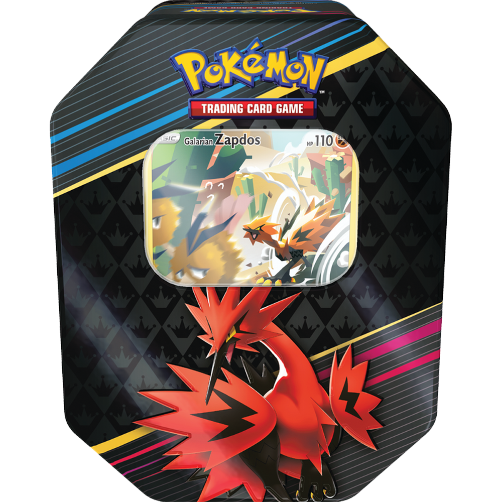 Galarian Zapdos Special Art Tin