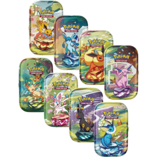 Prismatic Evolutions Mini Tin