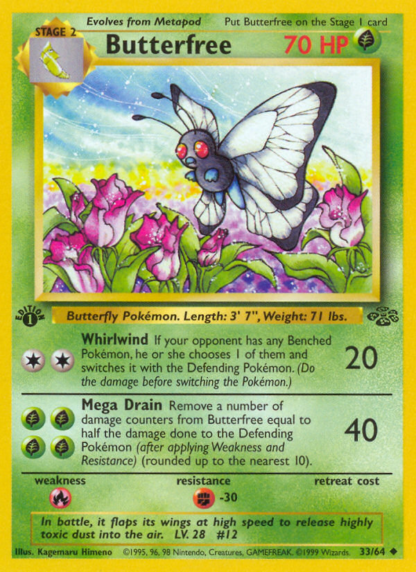 Butterfree - 1st Edition Jungle