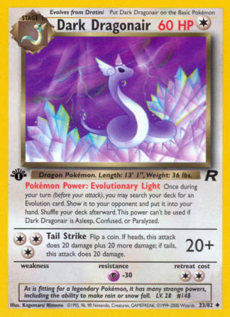 Dark Dragonair - Team Rocket
