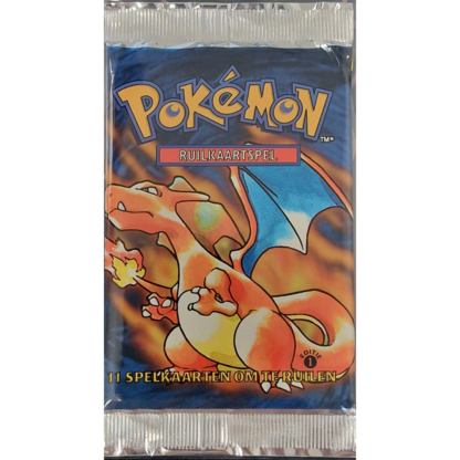 Base Set 1st Edition Booster Pack NL - Charizard Art