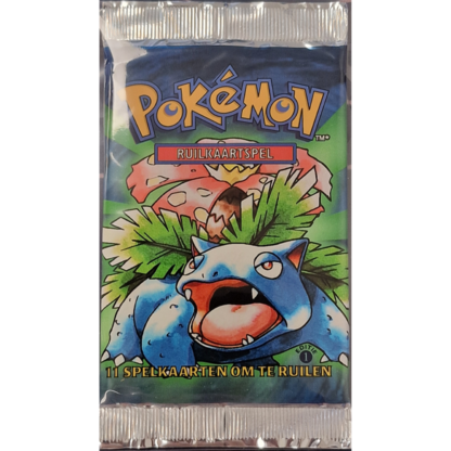 Base Set 1st Edition Booster Pack NL - Venusaur Art