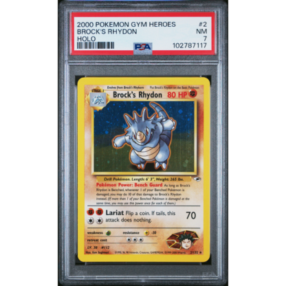 Brock's Rhydon - Gym Heroes - PSA 7