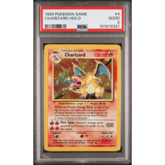 Pokemon charizard base set psa 2