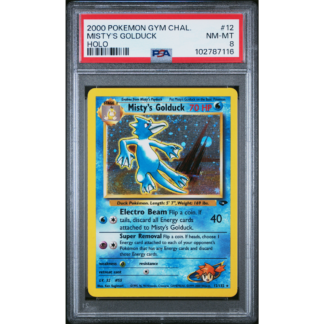 Pokemon misty's golduck gym challenge psa 8