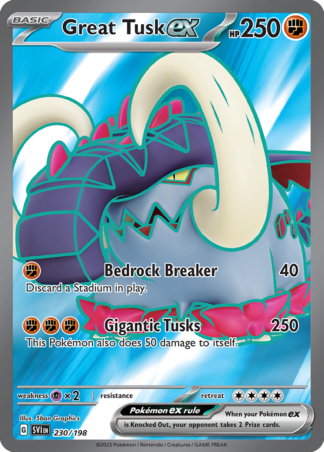 Great Tusk ex - Scarlet & Violet