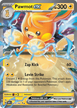 Pawmot ex - Obsidian Flames