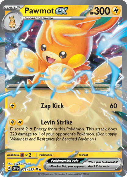 Pawmot ex - Obsidian Flames