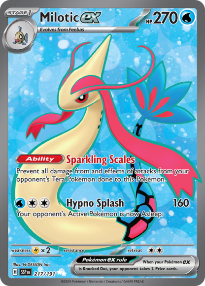 Milotic ex - Surging Sparks
