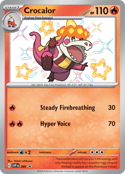 Crocalor - Scarlet & Violet Black Star Promos