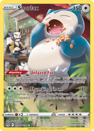 Snorlax - Lost Origin Trainer Gallery