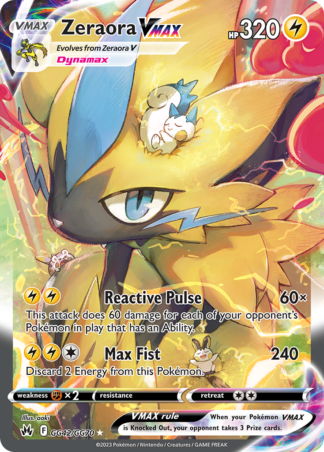 Zeraora VMAX - Crown Zenith Galarian Gallery
