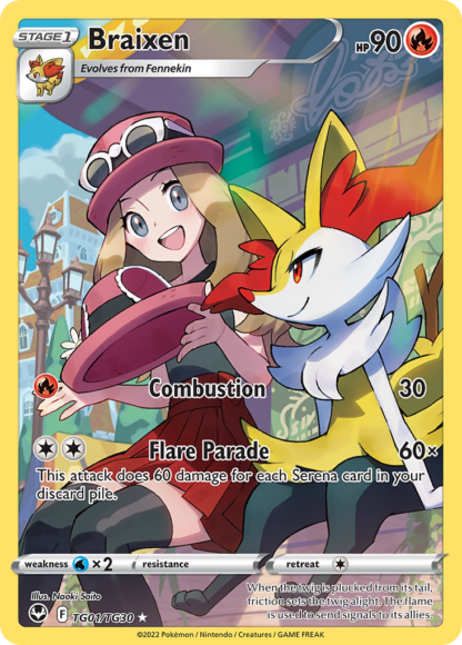 Braixen - Silver Tempest Trainer Gallery