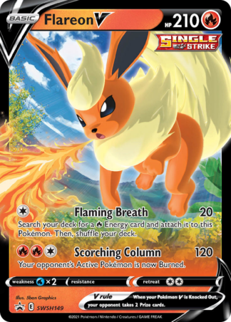 Flareon V - SWSH Black Star Promos