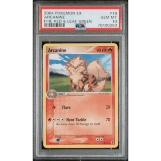 Arcanine - Fire Red & Leaf Green - PSA 10