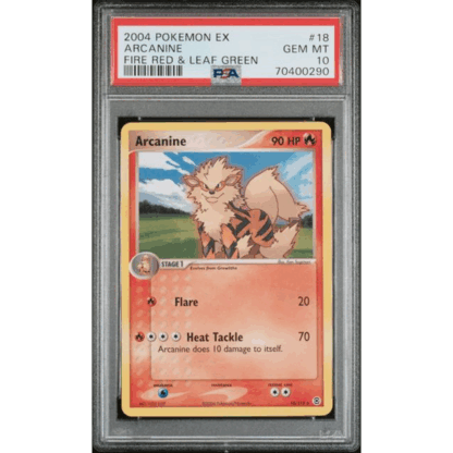 Arcanine - Fire Red & Leaf Green - PSA 10