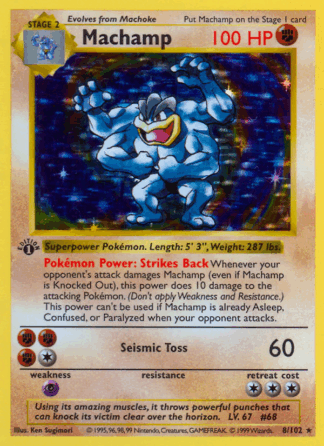 Machamp - 1st Edition Base NL