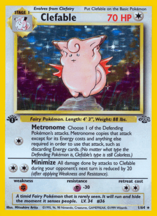 Clefable - 1st Edition Jungle NL