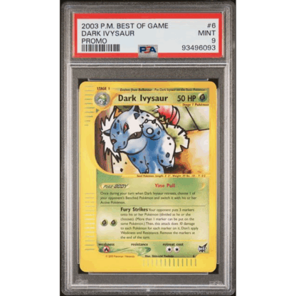 Dark Ivysaur - Best Of Game Promo - PSA 9