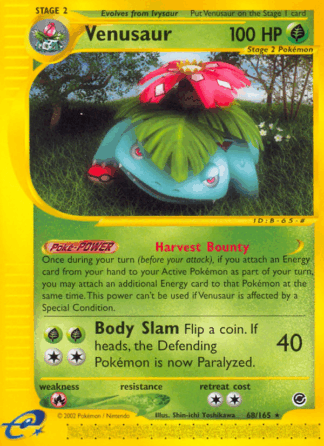 Venusaur Reverse - Expedition Base Set