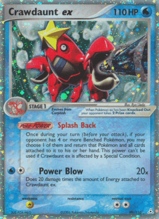 Crawdaunt ex - Holon Phantoms