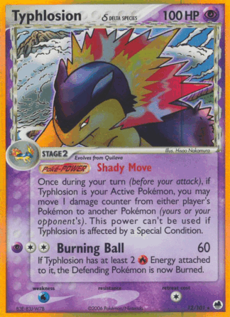 Typhlosion δ Reverse - Dragon Frontiers