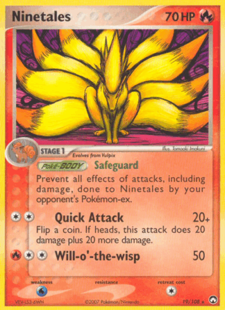Ninetales Reverse - Power Keepers