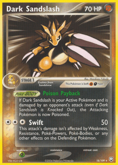 Dark Sandslash Reverse - Team Rocket Returns