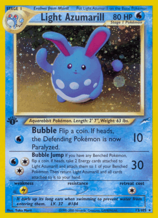 Light Azumarill - 1st Edition Neo Destiny