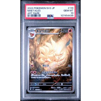Ninetales JP - Ruler Of The Black Flame - PSA 10