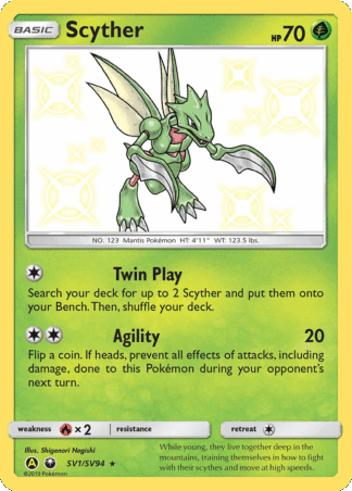 Scyther - Hidden Fates Shiny Vault