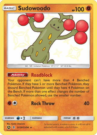 Sudowoodo - Hidden Fates Shiny Vault