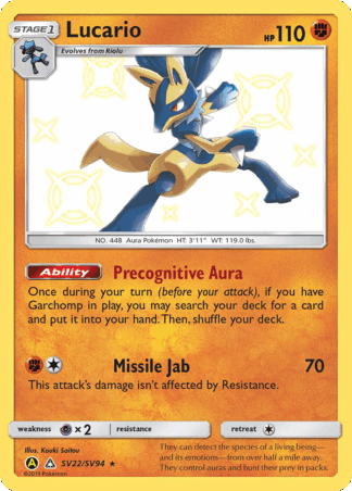 Lucario - Hidden Fates Shiny Vault