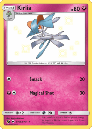 Kirlia - Hidden Fates Shiny Vault