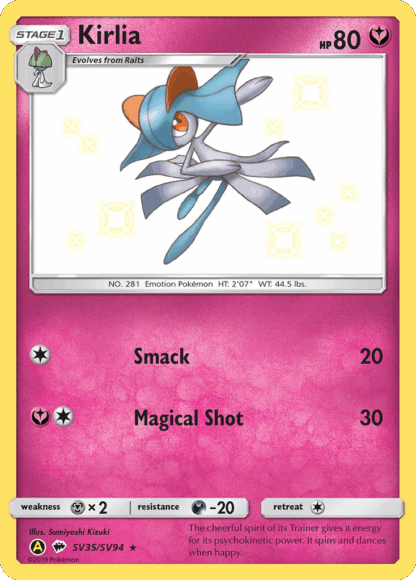 Kirlia - Hidden Fates Shiny Vault