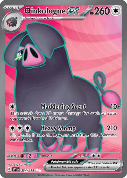 Oinkologne ex - Scarlet & Violet