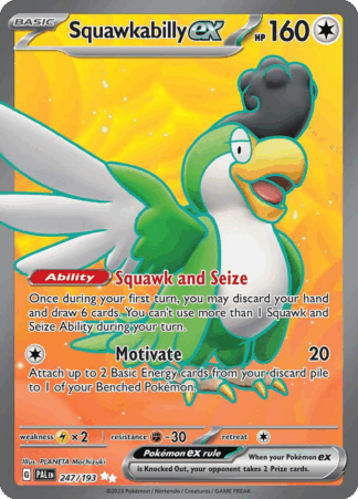 Squawkabilly ex - Paldea Evolved