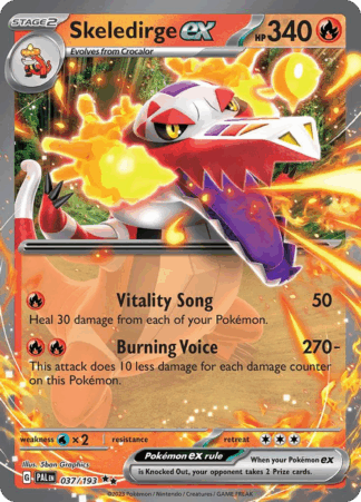 Skeledirge ex - Paldea Evolved