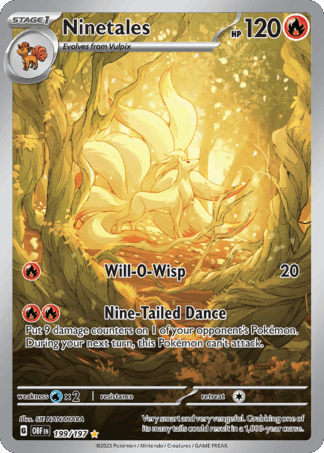 Ninetales - Obsidian Flames
