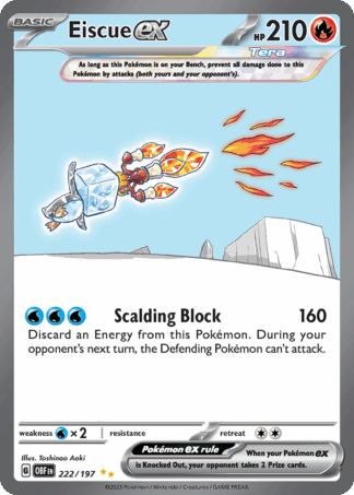 Eiscue ex - Obsidian Flames