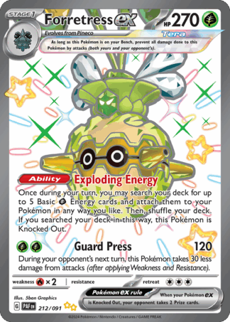 Forretress ex - Paldean Fates