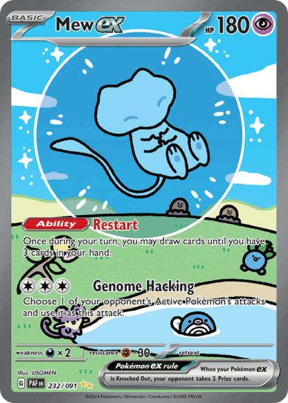 Mew ex - Paldean Fates