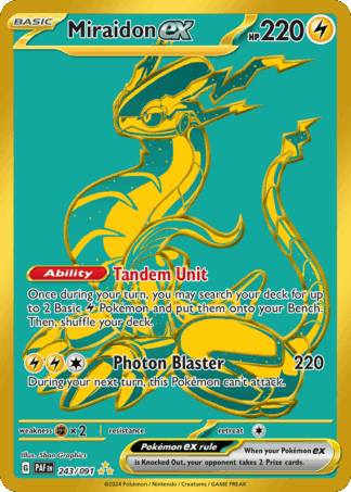 Miraidon ex - Paldean Fates
