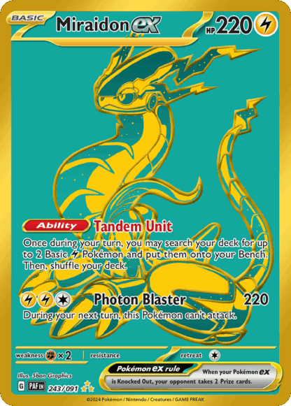 Miraidon ex - Paldean Fates