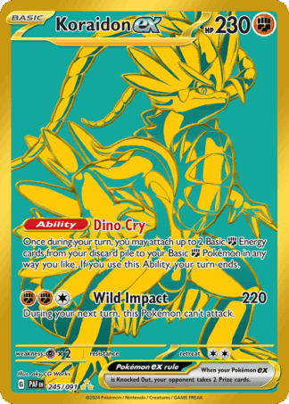 Koraidon ex - Paldean Fates