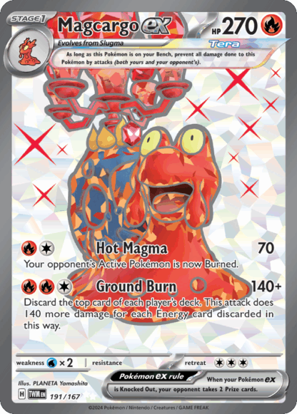 Magcargo ex - Twilight Masquerade