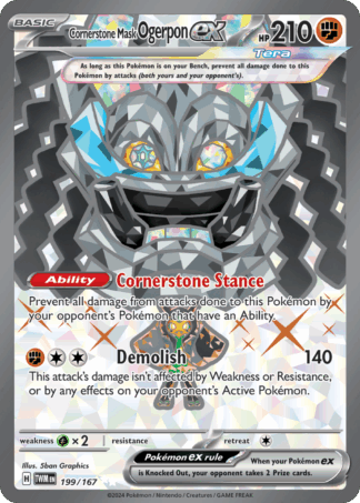 Cornerstone Mask Ogerpon ex - Twilight Masquerade