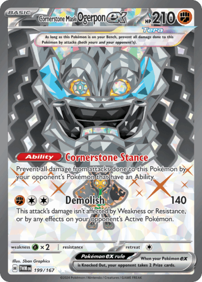 Cornerstone Mask Ogerpon ex - Twilight Masquerade