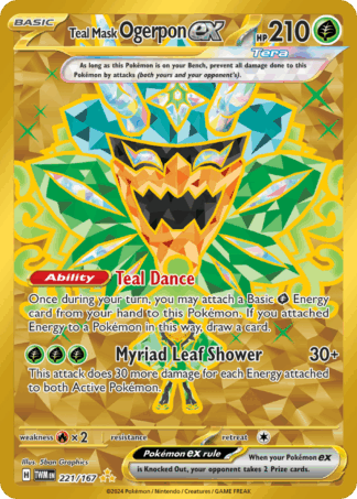 Teal Mask Ogerpon ex - Twilight Masquerade