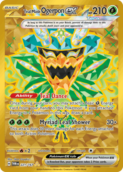 Teal Mask Ogerpon ex - Twilight Masquerade